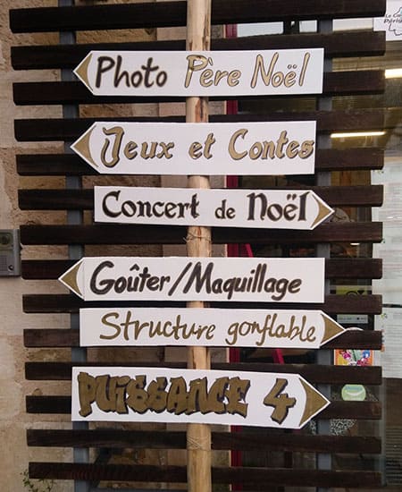 Signalétiques événementielles